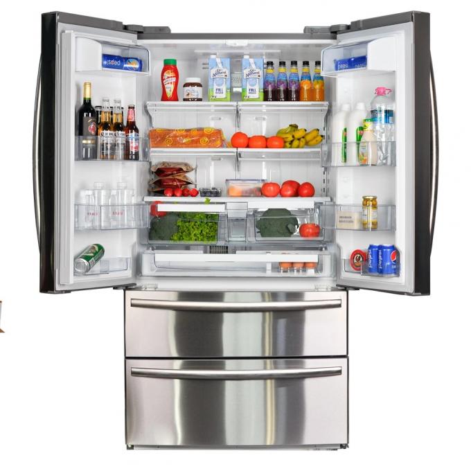 congelatore di frigorifero francese di stile 452L, frigorifero a