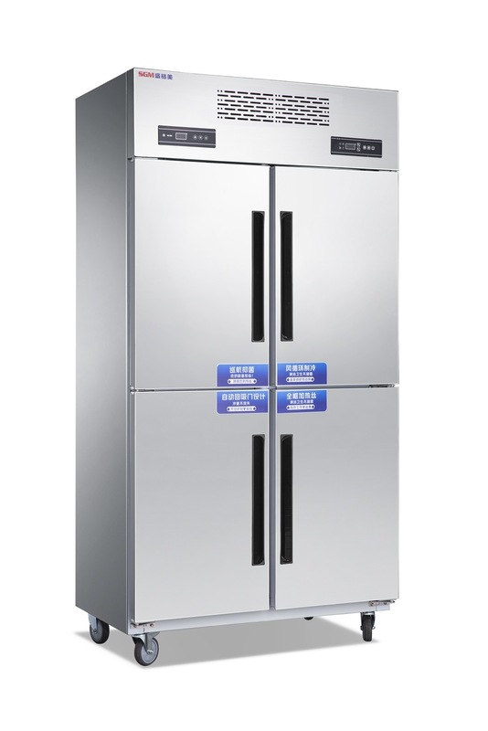 Commercial Kitchen Refrigerator Temperature -10C-0C and 1000*620*1960mm Size